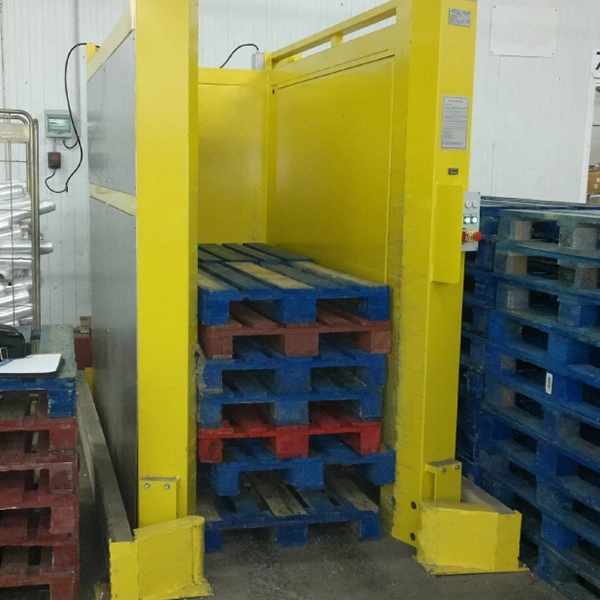 Magasin à palettes double